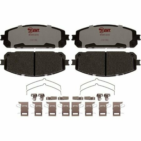 R/M BRAKES OE Replacement, Hybrid Technology, Includes Mounting Hardware EHT1843H